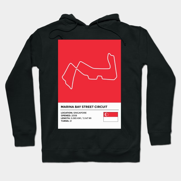 Marina Bay Street Circuit [info] Hoodie by sednoid